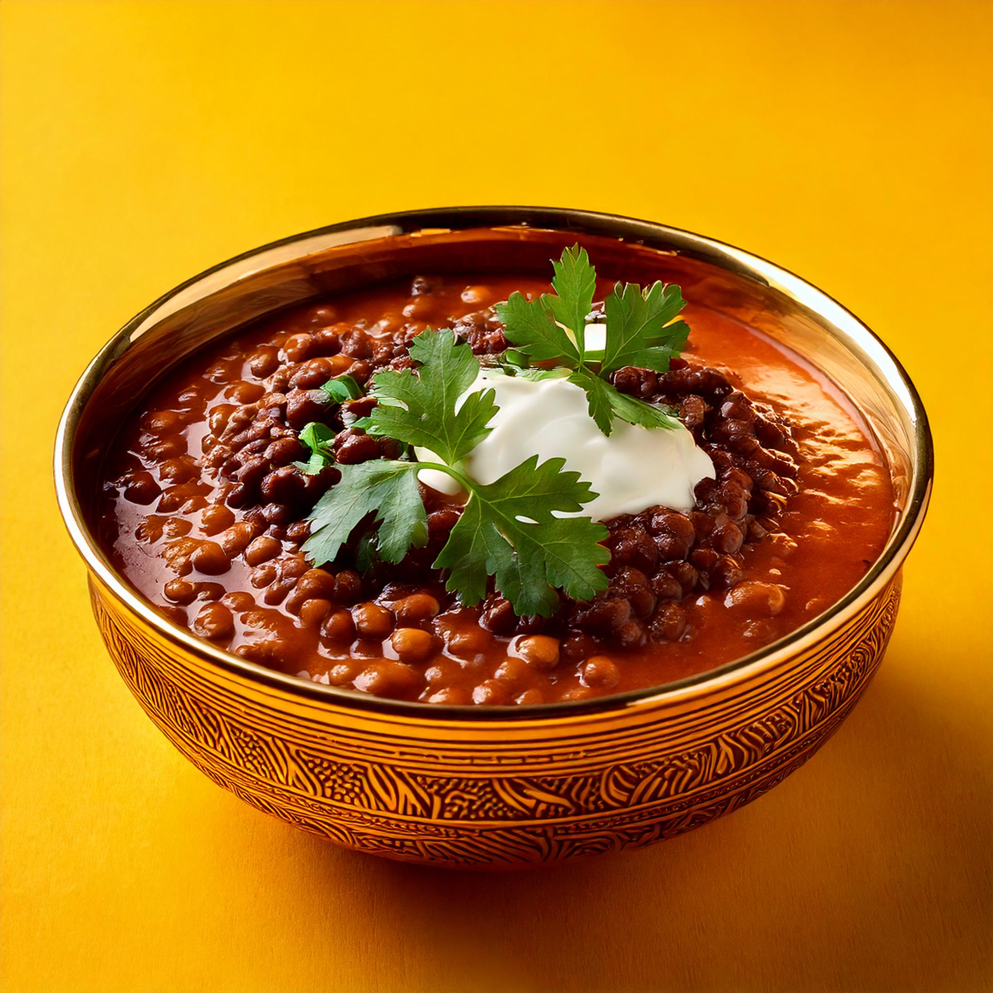 Daal Makhani — cremet linsesuppe med sorte linser og bønner