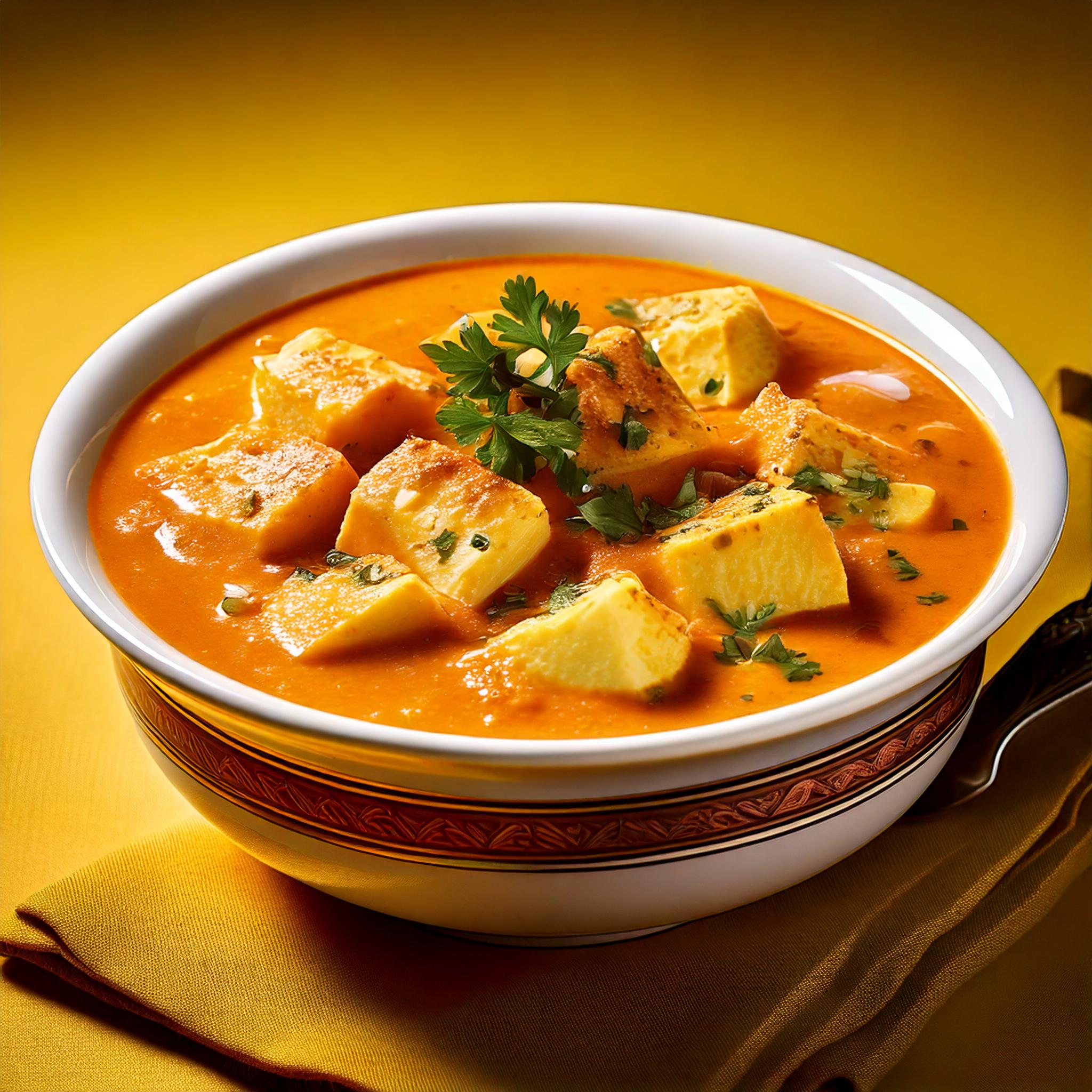 Indisk buffet med shahi paneer og karryretter til mødeforplejning