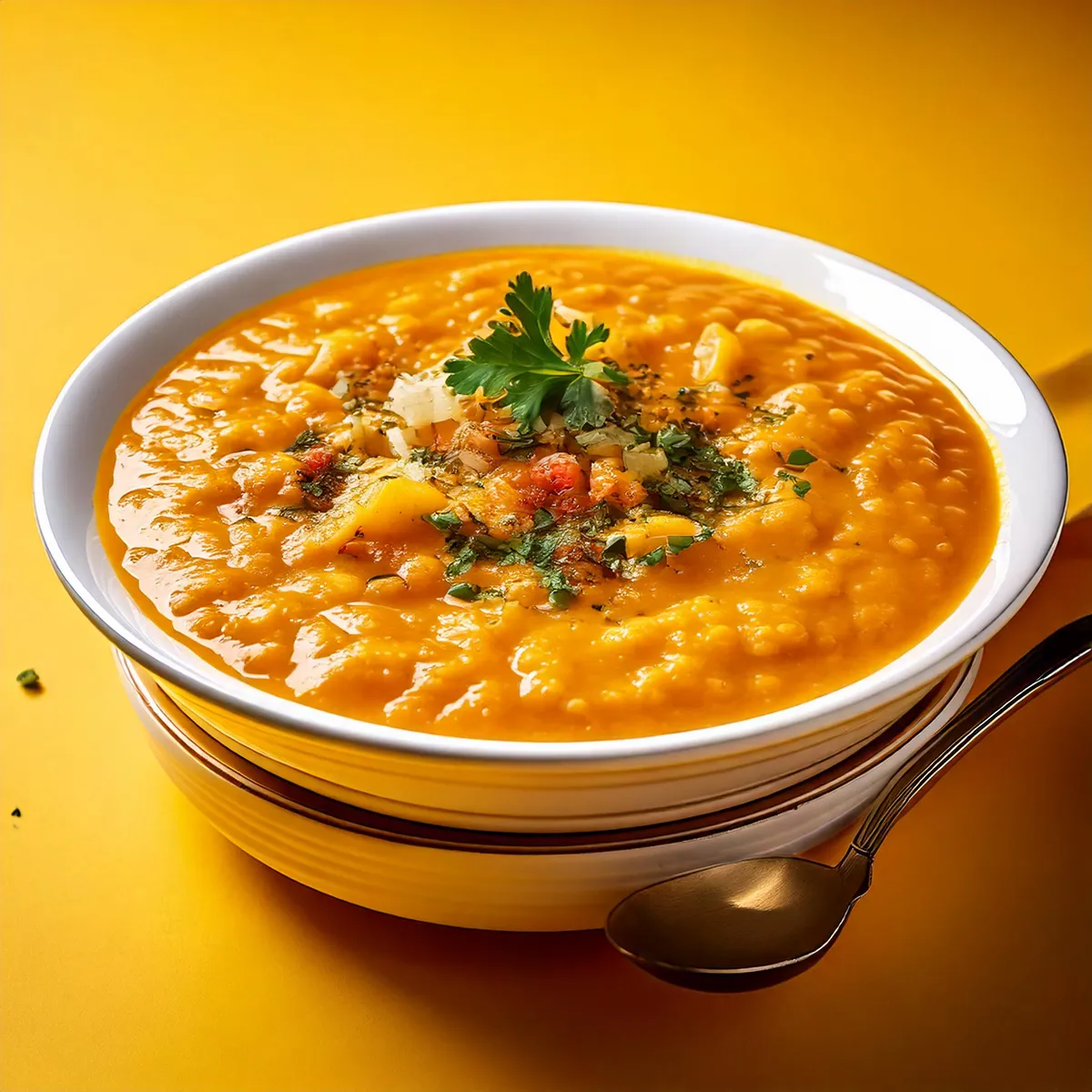 Dal Makhani med sorte linser, langsomt simret, fra Inder'n i Kastrup